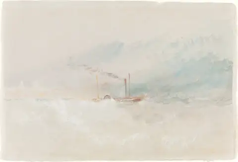 A Packet Boat off Dover by Joseph Mallord William Turner