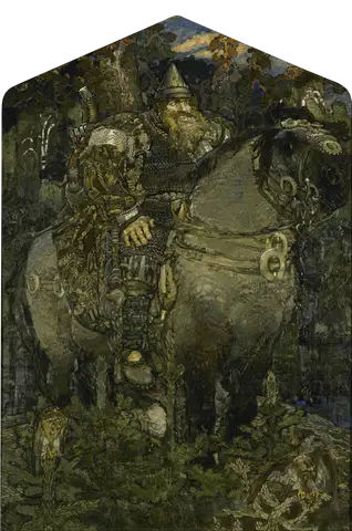 Bogatyr by Mikhail Vrubel