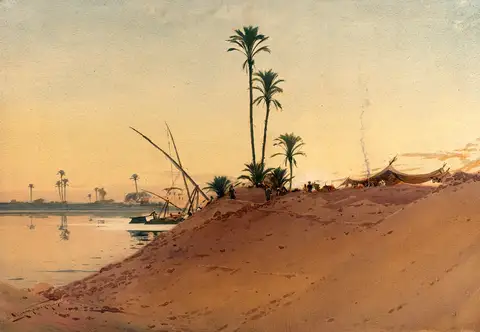 Egypt: banks of the Nile by Augustus Osborne Lamplough