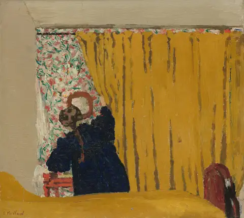 The Yellow Curtain by Édouard Vuillard