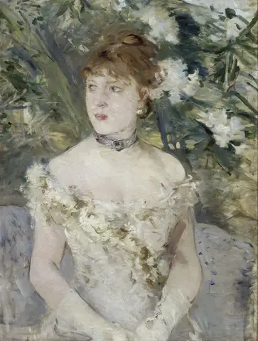 Young Girl in a Ball Gown by Berthe Morisot