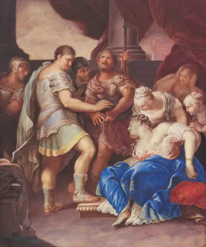 Virginia's Death by Élisabeth Sophie Chéron