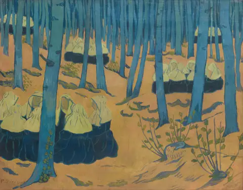 Breton Women, Meeting in the Sacred Wood by Paul Sérusier