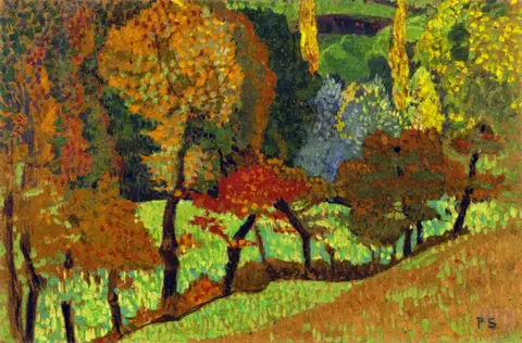 Trees along the creek by Paul Sérusier