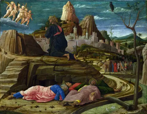 The Agony in the Garden of Gethsemane by Andrea Mantegna