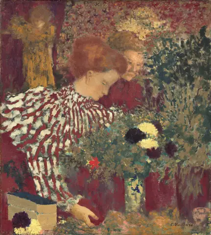 Woman in a Striped Dress by Édouard Vuillard