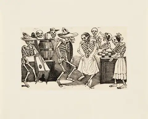 A Jig Beyond the Grave by José Guadalupe Posada