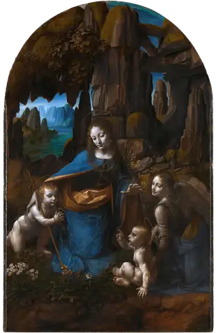 Virgin of the Rocks, 2nd Version by Leonardo da Vinci