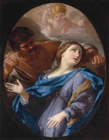 The Martyrdom of Saint Lucy by Elisabetta Sirani