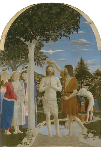 The Baptism of Christ by Piero della Francesca