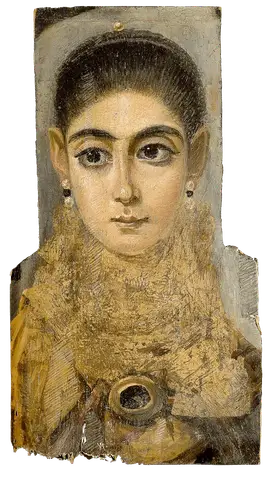 Portrait of a Young Woman by Coptic Art