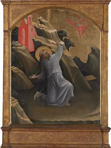 Saint Francis Receiving the Stigmata by Lorenzo Monaco