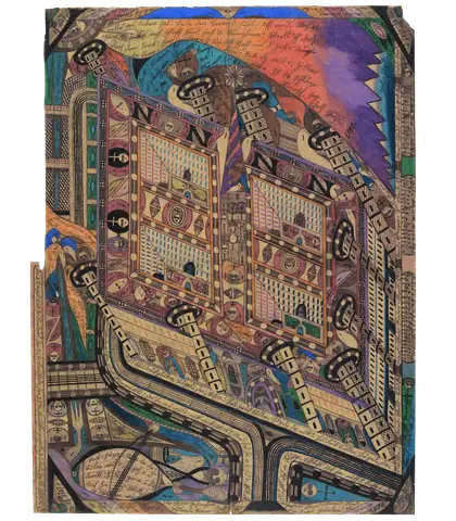 Mental Asylum Band-Copse by Adolf Wölfli