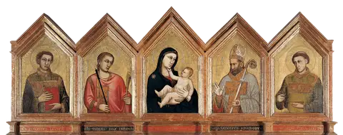 Altarpiece of Santa Reparata — Front by Giotto di Bondone