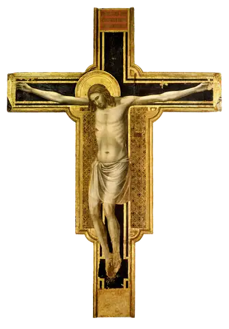 Crucifix of the Malatesta Temple by Giotto di Bondone