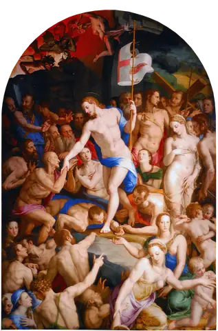 Descent of Christ Into Limbo by Agnolo Bronzino