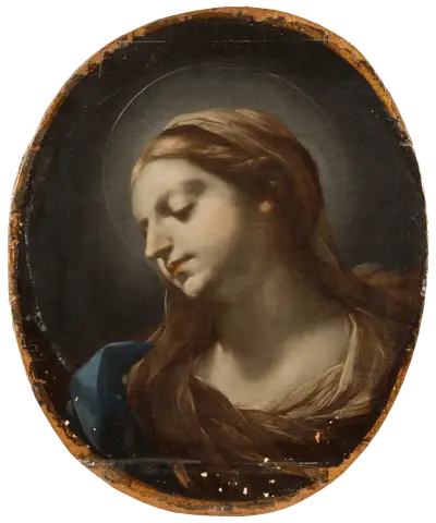 Head of the Virgin by Elisabetta Sirani