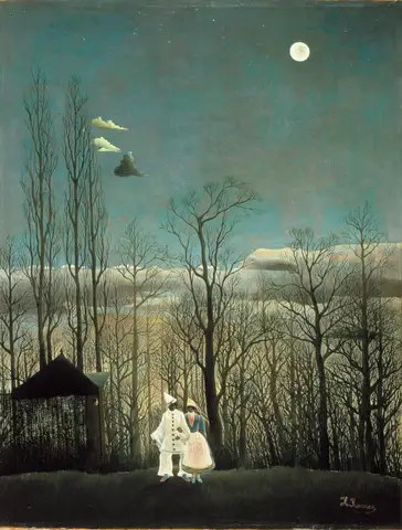 A Carnival Evening by Henri Rousseau