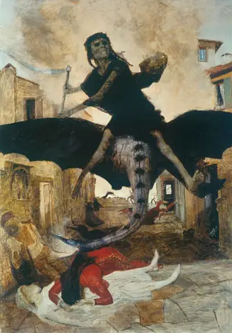 The Plague by Arnold Böcklin