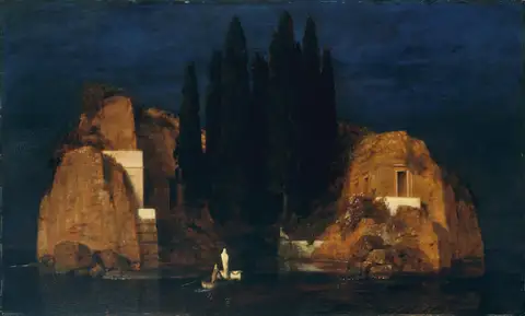 Isle of the Dead, 2nd Version by Arnold Böcklin