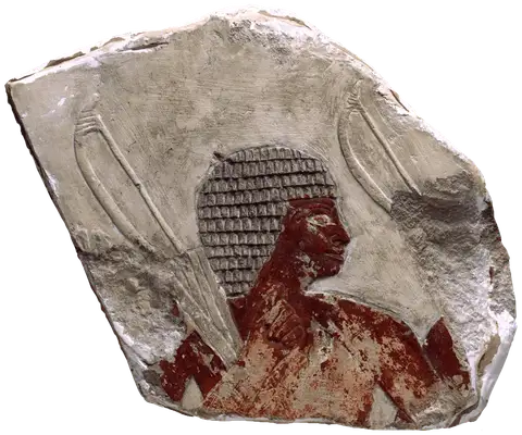Head of Man with Bows by Ancient Egypt