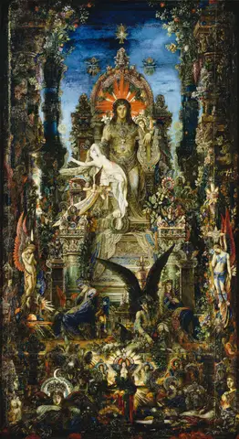 Jupiter and Semele by Gustave Moreau