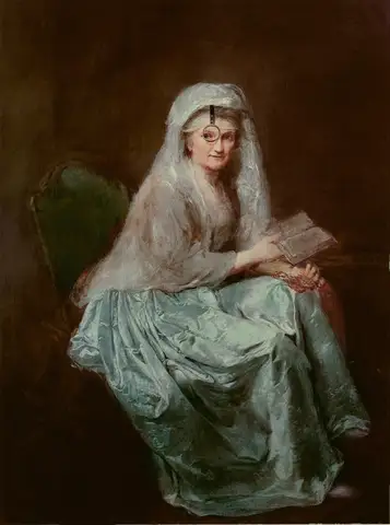 Self-portrait with Monocle by Anna Dorothea Therbusch