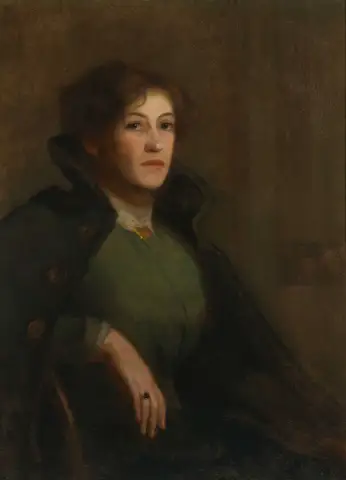 Self-portrait by Agnes Goodsir