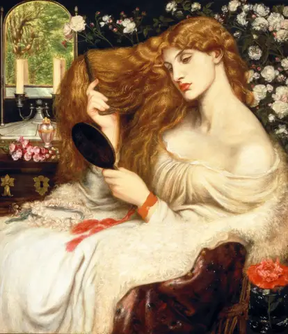 Lady Lilith by Dante Gabriel Rossetti