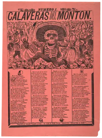 Calaveras from the heap by José Guadalupe Posada