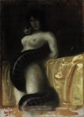 The Sensual by Franz Stuck