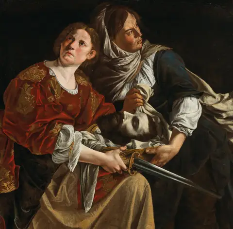 Judith and Her Maidservant with the Head of Holofernes by Artemisia Gentileschi