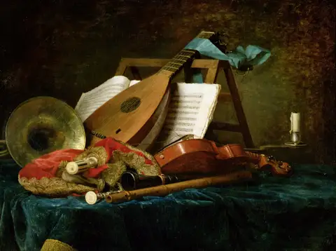 The Attributes of Music by Anne Vallayer-Coster