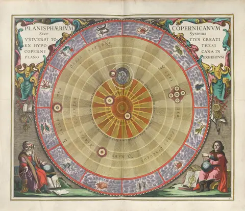 The Copernicus Planisphere by Andreas Cellarius