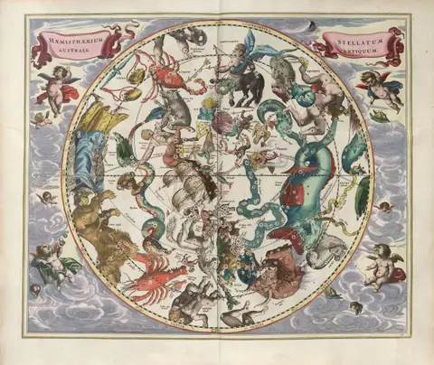 The Southern Stellar Hemisphere by Andreas Cellarius