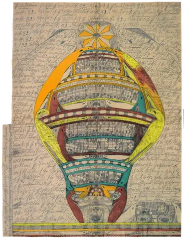 The St. Adolf-Swiss-Tower by Adolf Wölfli