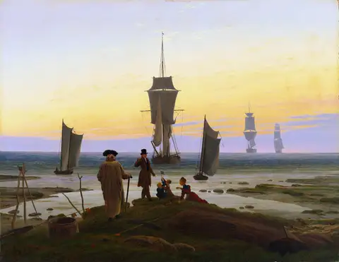 The Life Stages by Caspar David Friedrich