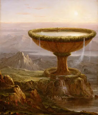 The Titan's Goblet by Thomas Cole