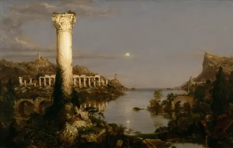 The Course of Empire 5: Desolation by Thomas Cole