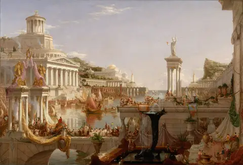 The Course of Empire 3: The Consummation of Empire by Thomas Cole