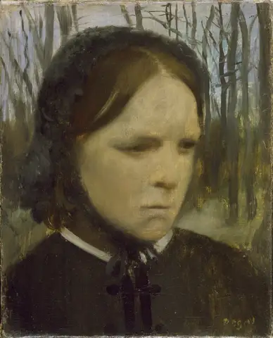 Portrait of Estelle Balfour by Edgar Degas