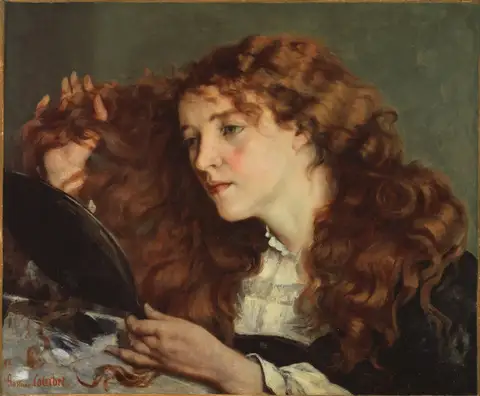 Jo - The Beautiful Irish Girl by Gustave Courbet