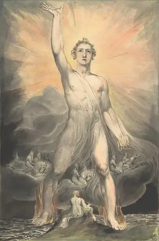 Angel of the Revelation by William Blake
