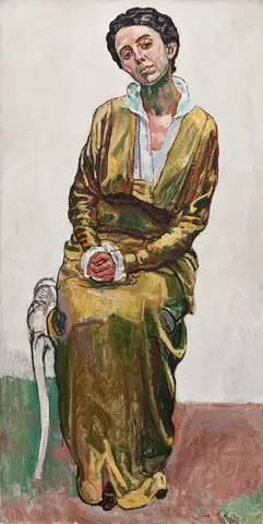 Portrait of Emma Schmidt-Müller by Ferdinand Hodler