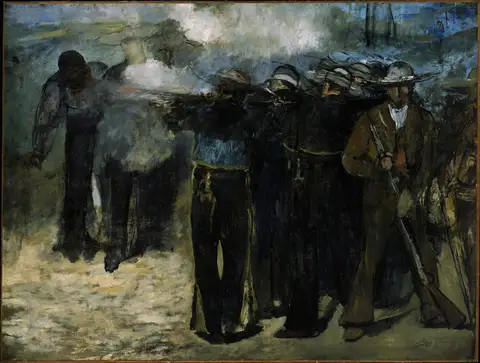 The Execution of Emperor Maximilian by Édouard Manet