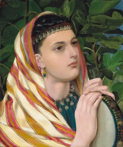 A young female musician by Emma Sandys