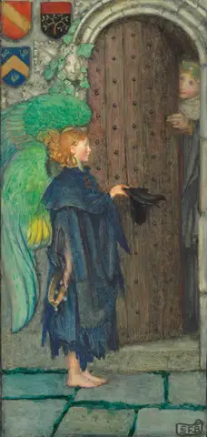 Some have entertained angels unawares by Eleanor Fortescue-Brickdale
