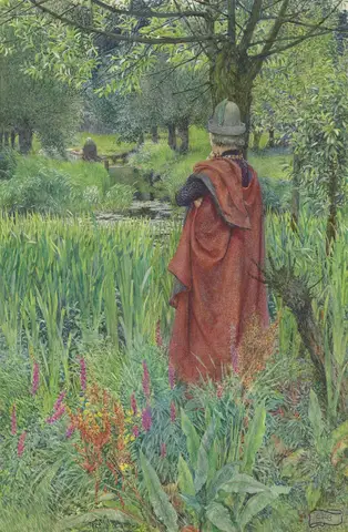 Idylls of the King: Farewell, fair Lily by Eleanor Fortescue-Brickdale