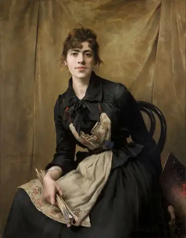 Self-portrait by Anna Bilińska-Bohdanowicz
