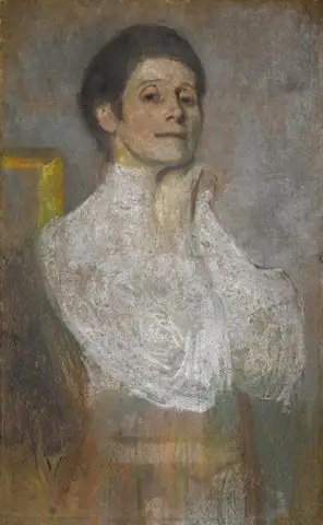 Self-portrait by Olga Boznańska